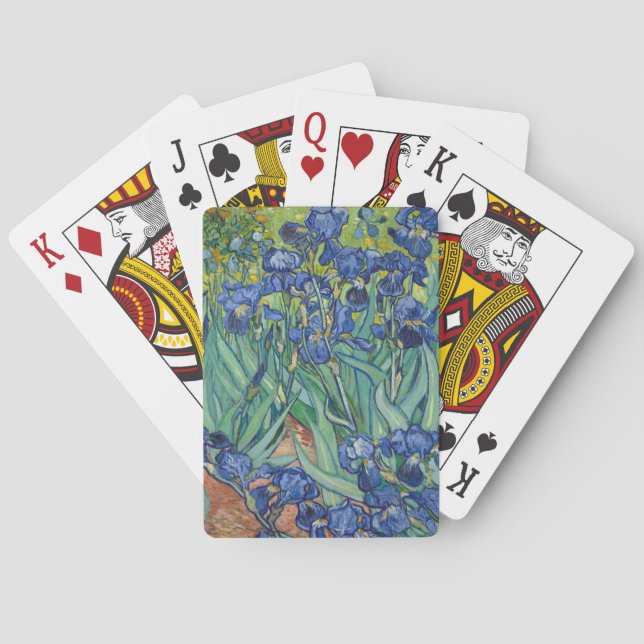 Irises by Van Gogh Playing Cards (Back)