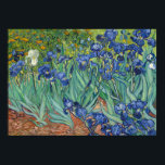 Irises by Van Gogh Poster Print<br><div class="desc">Vincent van Gogh's art - Paintings of floral and nature - Post-impressionist landscape artworks</div>