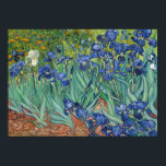 Irises by Van Gogh Poster Print<br><div class="desc">Vincent van Gogh's art - Paintings of floral and nature - Post-impressionist landscape artworks</div>