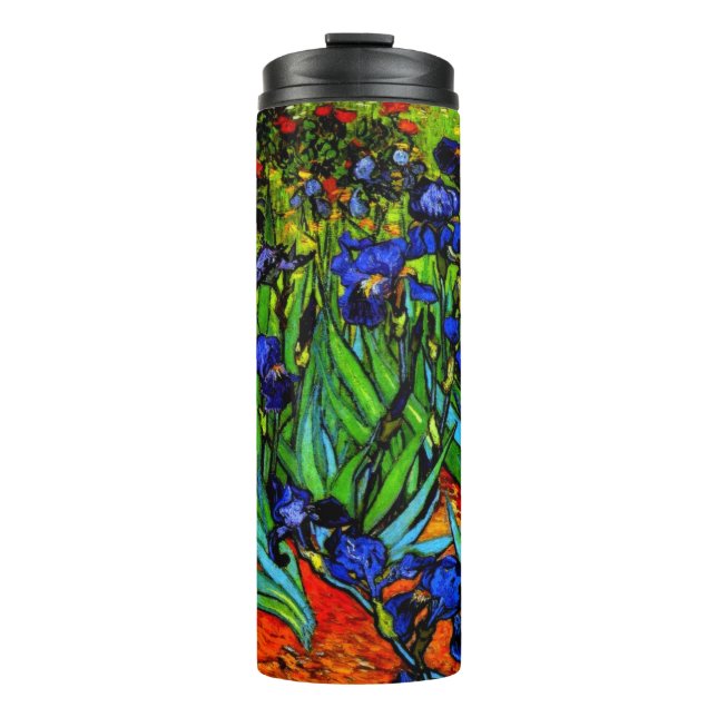 Irises by Van Gogh Thermal Tumbler (Front)