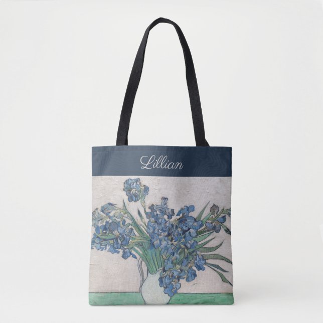 Irises by van Gogh: Tote Bag (Front)