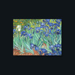 Irises by Van Gogh Wrapped Canvas<br><div class="desc">Vincent van Gogh's art - Paintings of floral and nature - Post-impressionist landscape artworks</div>