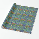 Irises by Van Gogh Wrapping Paper<br><div class="desc">Vincent van Gogh's art - Paintings of floral and nature - Post-impressionist landscape artworks</div>