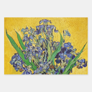 Irises by Van Gogh Wrapping Paper Sheet