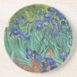 Irises by Vincent Van Gogh 1889 Coaster<br><div class="desc">Irises is one of many paintings and prints of irises by the Dutch artist Vincent van Gogh. Irises was painted while Vincent van Gogh was living at the asylum at Saint Paul-de-Mausole in Saint-Rémy-de-Provence, France, in the last year before his death in 1890. This work is in the public domain...</div>