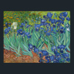 Irises by Vincent Van Gogh 1889 Poster<br><div class="desc">Irises is one of many paintings and prints of irises by the Dutch artist Vincent van Gogh. Irises was painted while Vincent van Gogh was living at the asylum at Saint Paul-de-Mausole in Saint-Rémy-de-Provence,  France,  in the last year before his death in 1890.</div>