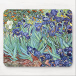 Irises by Vincent van Gogh 1898 Mouse Mat<br><div class="desc">To the best of my knowledge these images are in public domain and believed to be free to use without restriction in the US. 
 Please contact me if you discover that any of these images are not in Public Domain.</div>