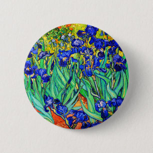 Irises by Vincent Van Gogh 6 Cm Round Badge