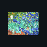 Irises By Vincent Van Gogh Canvas Print<br><div class="desc">Van Gogh voluntarily checked himself into an asylum in France in 1889 and there painted Irises, taking inspiration from the gardens all around him.He died in 1890, but not before creating almost 130 paintings during his stay there. Van Gogh’s brother Theo, submitted Irises to the annual exhibition of The Societe...</div>