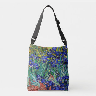 Irises by Vincent van Gogh Crossbody Bag