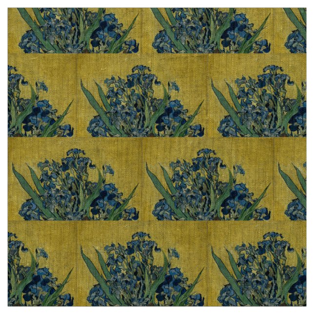 Irises by Vincent Van Gogh Fabric (Swatch)