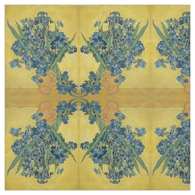 Irises by Vincent Van Gogh Fabric (Swatch)