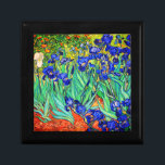 Irises by Vincent Van Gogh Gift Box<br><div class="desc">Vincent Van Gogh Irises . Painted in 1889 it is one of the painting he created in Saint Paul-de-Mausole asylum in Saint-Rémy-de-Provence in France. It is an oil painting. This fine art landscape oil painting depicts a field of iris flower plants. Vincent Van Gogh was a famous artist. He was...</div>