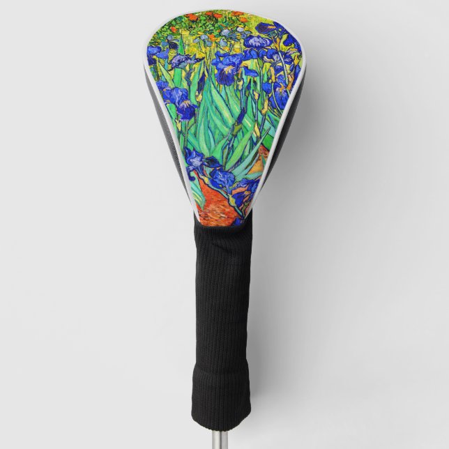 Irises by Vincent Van Gogh Golf Head Cover (Front)