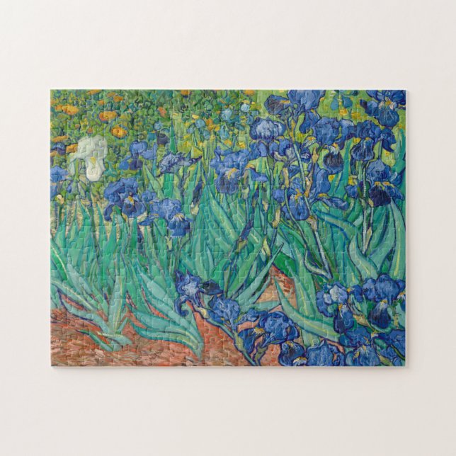 Irises by Vincent van Gogh Jigsaw Puzzle (Horizontal)
