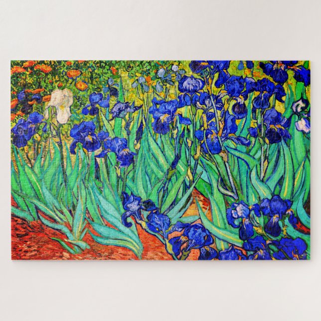 Irises by Vincent Van Gogh Jigsaw Puzzle (Horizontal)