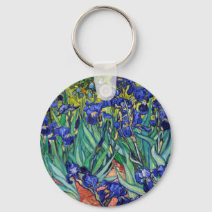 Irises by Vincent van Gogh Key Ring