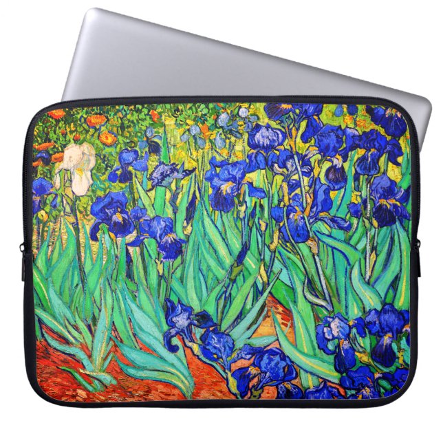 Irises by Vincent Van Gogh Laptop Sleeve (Front)