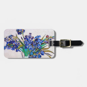 Irises by Vincent Van Gogh Luggage Tag