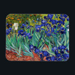 Irises by Vincent van Gogh Magnet<br><div class="desc">Irises by Vincent van Gogh,  1889.</div>