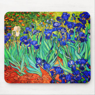 Irises by Vincent Van Gogh Mouse Mat
