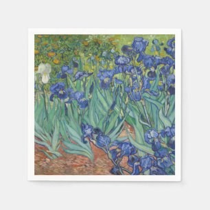 Irises by Vincent Van Gogh Napkin