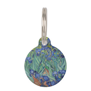Irises by Vincent Van Gogh Pet Tag