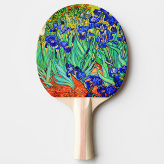 Irises by Vincent Van Gogh Ping Pong Paddle