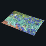 Irises By Vincent Van Gogh Placemat<br><div class="desc">Van Gogh voluntarily checked himself into an asylum in France in 1889 and there painted Irises, taking inspiration from the gardens all around him.He died in 1890, but not before creating almost 130 paintings during his stay there. Van Gogh’s brother Theo, submitted Irises to the annual exhibition of The Societe...</div>