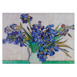 Irises by Vincent Van Gogh Placemat flowers art Cutting Board