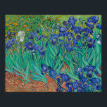 Irises by Vincent Van Gogh Poster<br><div class="desc">Irises by Vincent Van Gogh
1889
Getty Museum,  Los Angeles</div>