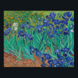 Irises by Vincent Van Gogh Poster<br><div class="desc">Irises by Vincent Van Gogh
1889
Getty Museum,  Los Angeles</div>