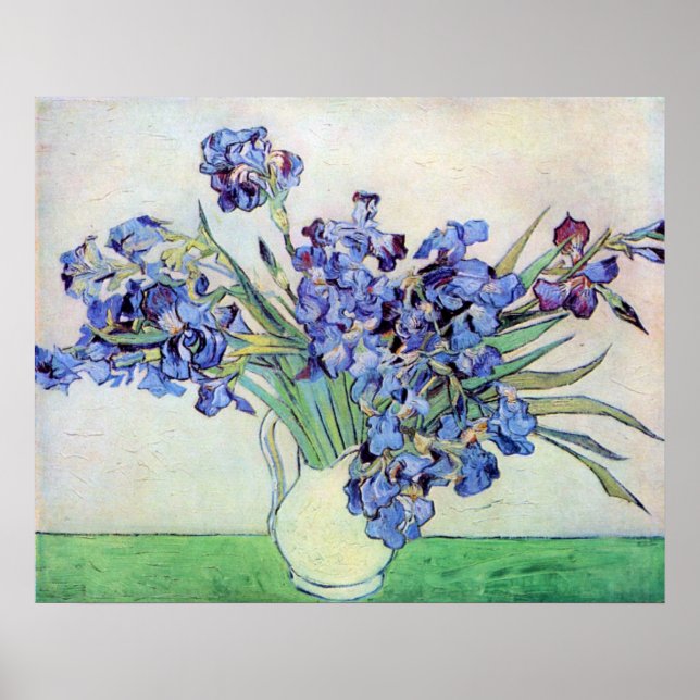Irises by Vincent van Gogh Poster (Front)