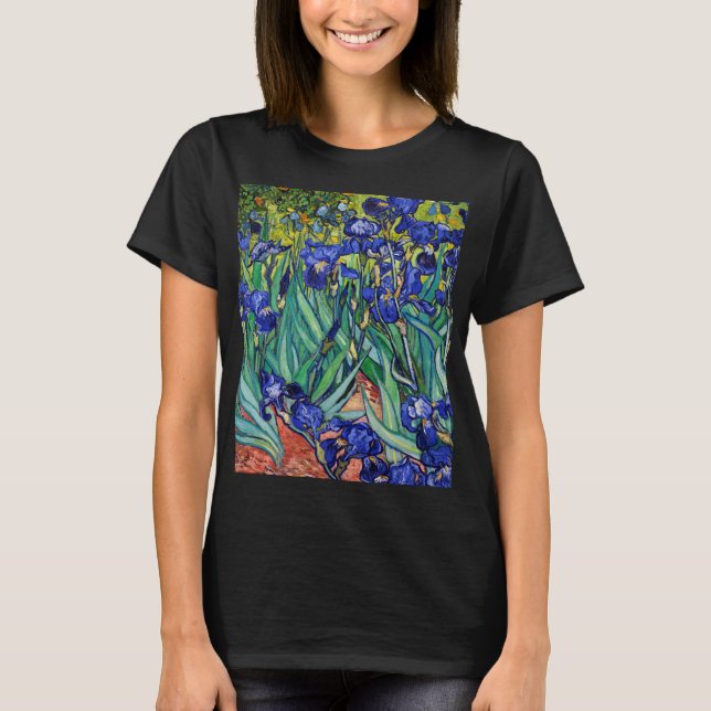 Irises by Vincent van Gogh T-Shirt (Front)