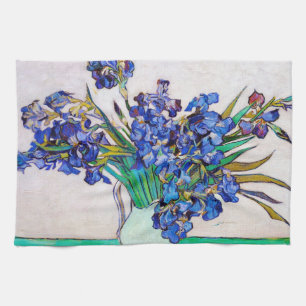 Irises by Vincent Van Gogh Tea Towel
