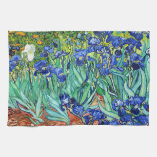 Irises By Vincent Van Gogh Tea Towel