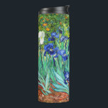 Irises By Vincent Van Gogh Thermal Tumbler<br><div class="desc">Van Gogh voluntarily checked himself into an asylum in France in 1889 and there painted Irises, taking inspiration from the gardens all around him.He died in 1890, but not before creating almost 130 paintings during his stay there. Van Gogh’s brother Theo, submitted Irises to the annual exhibition of The Societe...</div>