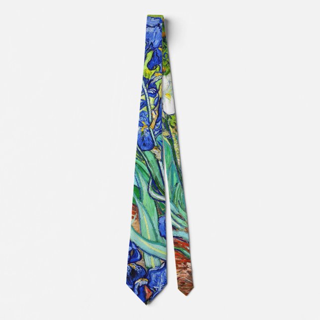 Irises By Vincent Van Gogh Tie (Front)