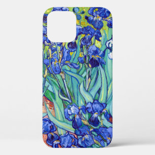 Irises by Vincent Van Gogh vibrant painting art iPhone 12 Case