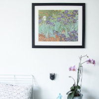 Irises by Vincent van Gogh, Vintage Flowers Art