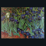 Irises by Vincent van Gogh, Vintage Garden Art Cutting Board<br><div class="desc">Irises (1889) by Vincent van Gogh is a vintage fine art post impressionism landscape floral painting featuring a garden with purple bearded irises growing by orange poppies. A single white iris flower is blooming at the edge. About the artist: Vincent Willem van Gogh (1853 -1890) was one of the most...</div>