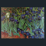 Irises by Vincent van Gogh, Vintage Garden Art Cutting Board<br><div class="desc">Irises (1889) by Vincent van Gogh is a vintage fine art post impressionism landscape floral painting featuring a garden with purple bearded irises growing by orange poppies. A single white iris flower is blooming at the edge. About the artist: Vincent Willem van Gogh (1853 -1890) was one of the most...</div>