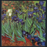 Irises by Vincent van Gogh, Vintage Garden Art Napkin<br><div class="desc">Irises (1889) by Vincent van Gogh is a vintage fine art post impressionism landscape floral painting featuring a garden with purple bearded irises growing by orange poppies. A single white iris flower is blooming at the edge. About the artist: Vincent Willem van Gogh (1853 -1890) was one of the most...</div>