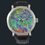 Irises by Vincent Van Gogh Watch<br><div class="desc">Vincent Van Gogh Irises . Painted in 1889 it is one of the painting he created in Saint Paul-de-Mausole asylum in Saint-Rémy-de-Provence in France. It is an oil painting. This fine art landscape oil painting depicts a field of iris flower plants. Vincent Van Gogh was a famous artist. He was...</div>
