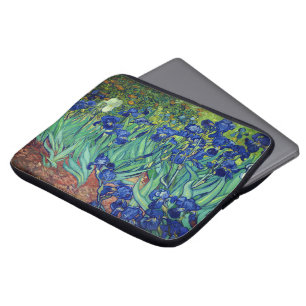 Irises Elegance: Van Gogh-inspired  Laptop Sleeve