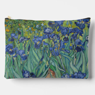 Irises, Floral Oil Painting, Vincent Van Gogh Accessory Pouch