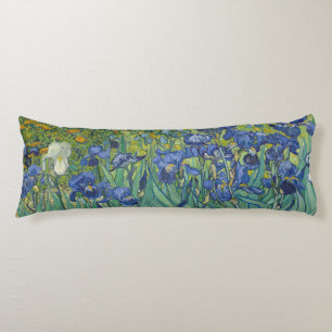 Irises, Floral Oil Painting, Vincent Van Gogh Body Cushion
