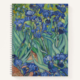 Irises, Floral Oil Painting, Vincent Van Gogh Notebook