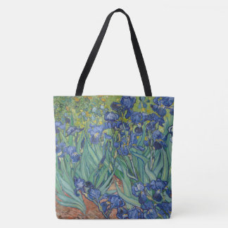 Irises, Floral Oil Painting, Vincent Van Gogh Tote Bag
