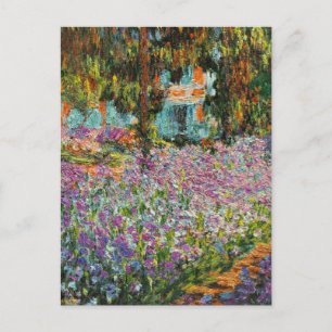 Irises In Monet's Garden Postcard
